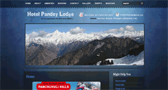 Desktop Screenshot of hotelpandeylodge.com